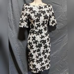 Calvin Klein Black and White Dress